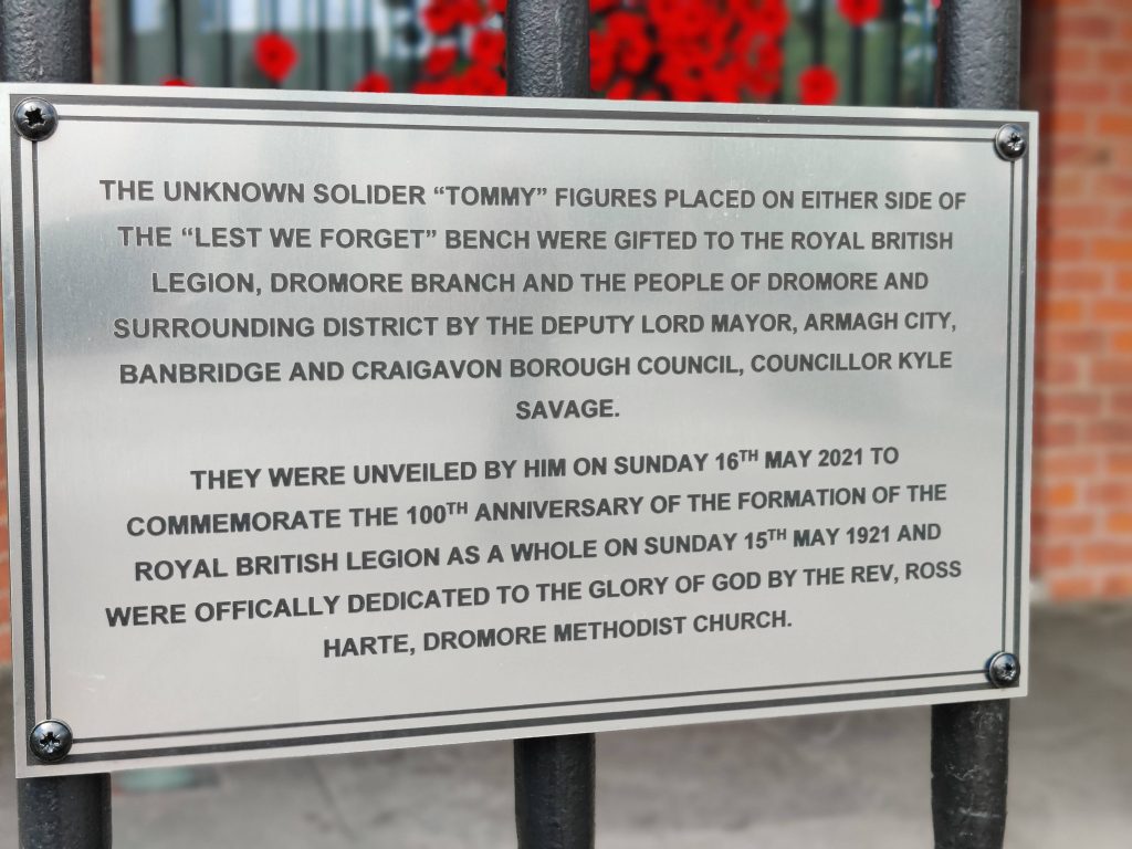 Commemorative Plaque, Market Square, Dromore